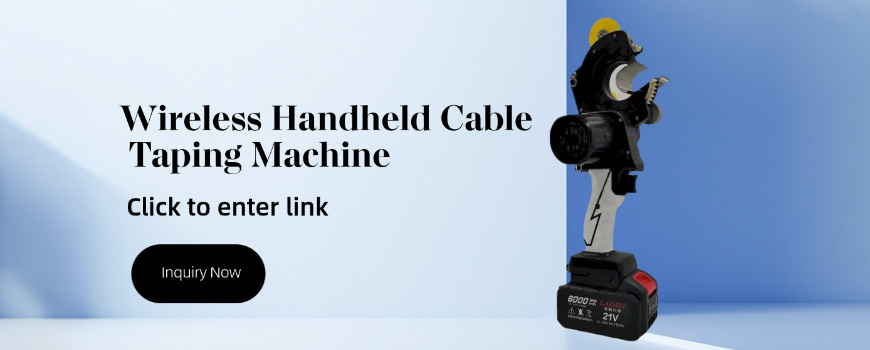 ¡Lleva el envolvimiento de cables a cualquier parte! La máquina de cinta para cables portátil e inalámbrica AT-101 ofrece un sellado rápido, portátil y preciso sin límites.