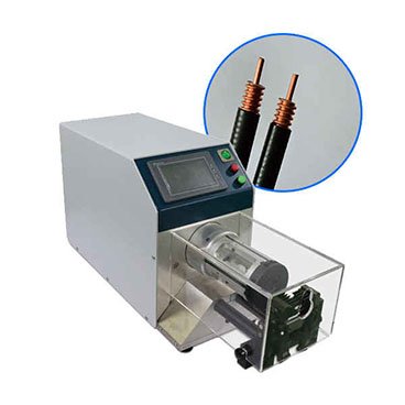 Cómo operar la máquina peladora de cable coaxial WPM-8608