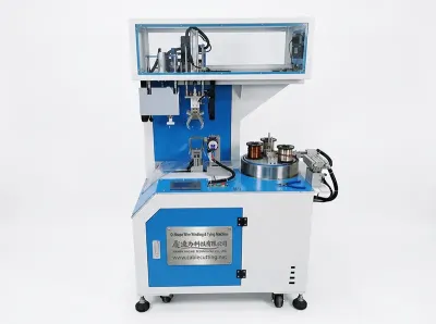 Máquina Automática de Bobinado y Atado de Cables en Forma de O WPM-82o - Máquina de Bobinado y Atado de Cables