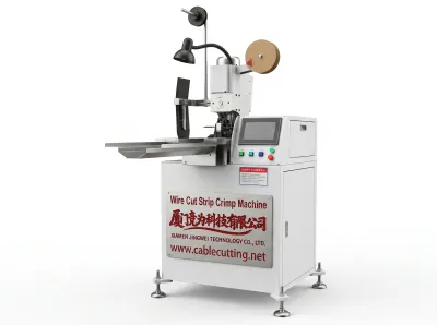 Máquina Automática de Corte, Pelado y Engarzado de Cables WPM-151 - Máquina Automática de Crimpado de Terminales
