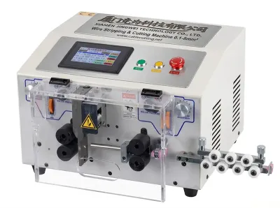 Máquina Automática Cortadora y Peladora de Cables con Pantalla Táctil WPM-JES