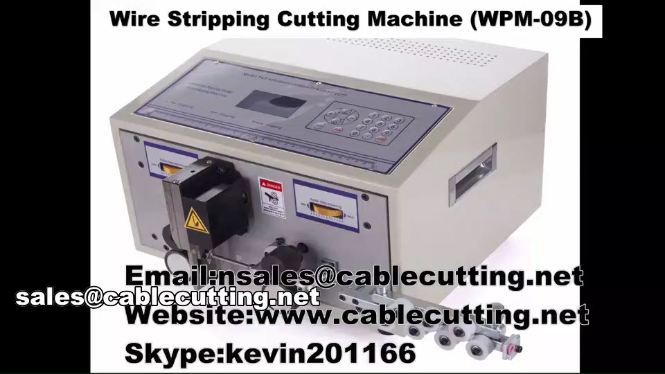 Máquina Peladora de Cables Automática WPM-09C: Precisión y Eficiencia Industrial