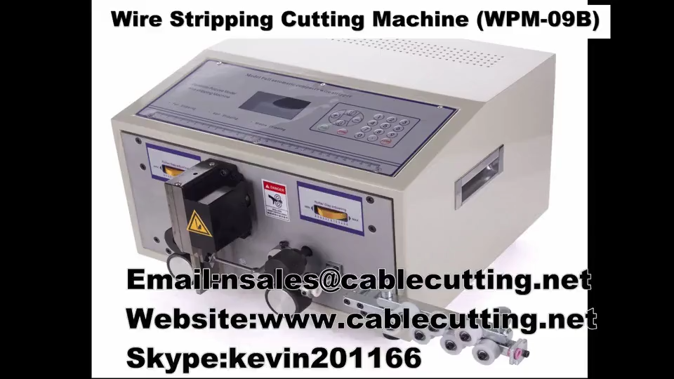 Máquina Peladora Automática de Cables WPM-09C | Alta Precisión Industrial