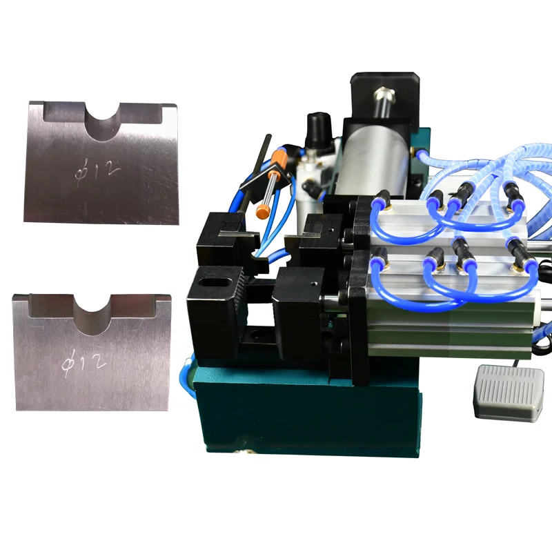 Cuchilla peladora de alambre neumática para máquina automática de corte y pelado de alambre, cuchillo de máquina peladora neumática