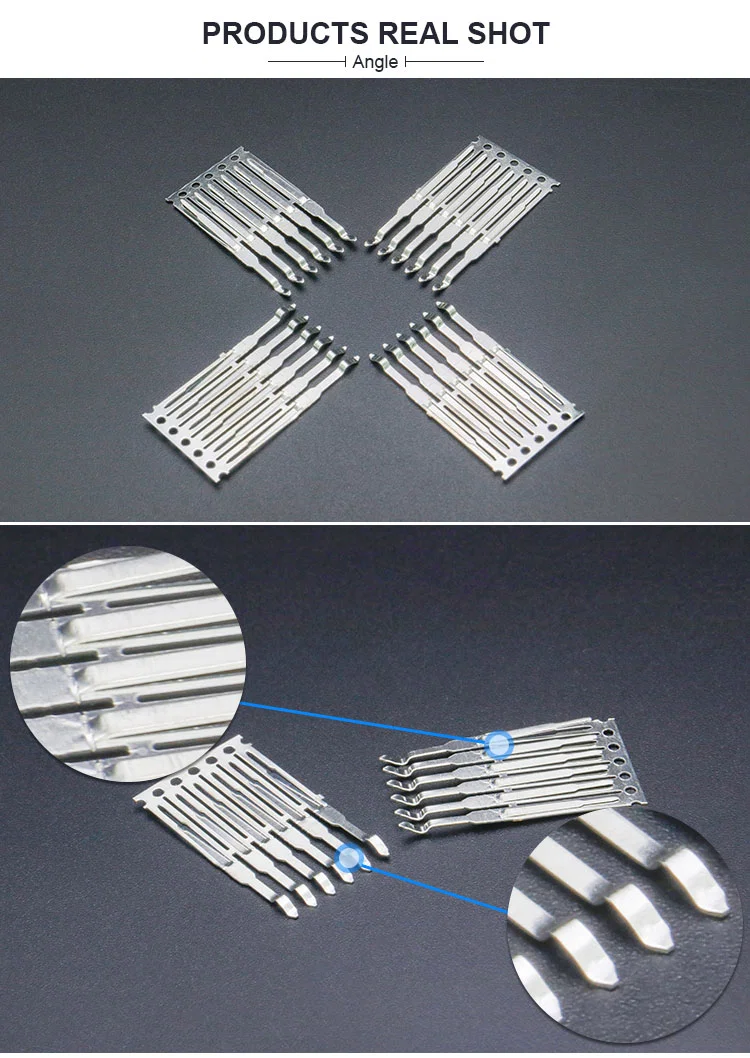 Conector de terminal de soldadura de PCB, conector de terminal macho de latón, conector de terminal de estampado de precisión OEM