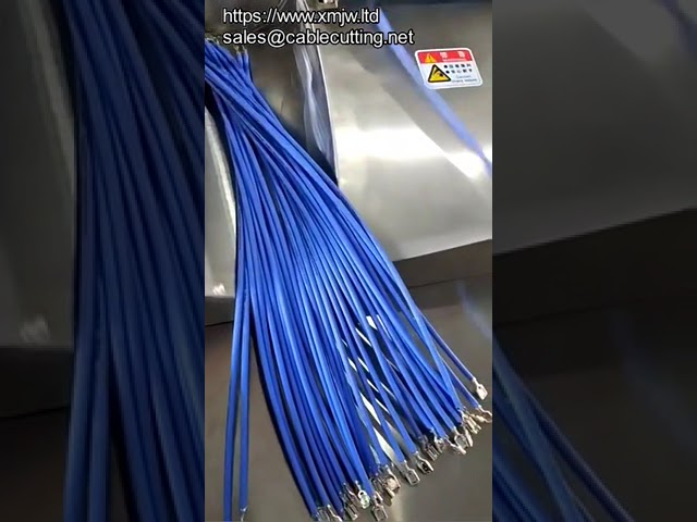 Máquina Automática para Pelar, Cortar, Trenzar, Crimpar y Soldar 5 Cables (Doble Extremo)