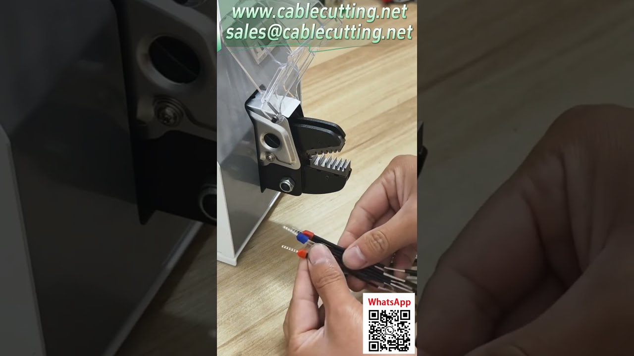 Máquina de crimpado de terminales eléctrica: multifuncional, eficiente y potente #EquiposDeAutomatización