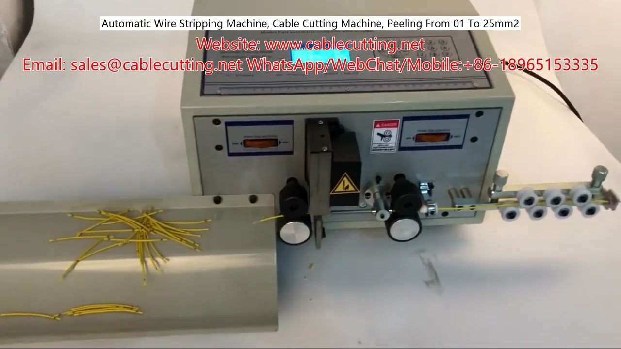 Máquina Peladora y Cortadora de Cables Automática - De 0,1 a 25 mm²