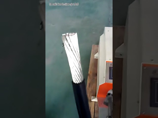 Peladora de cables con cuchilla rotativa: máquina de pelado para cables coaxiales y de potencia