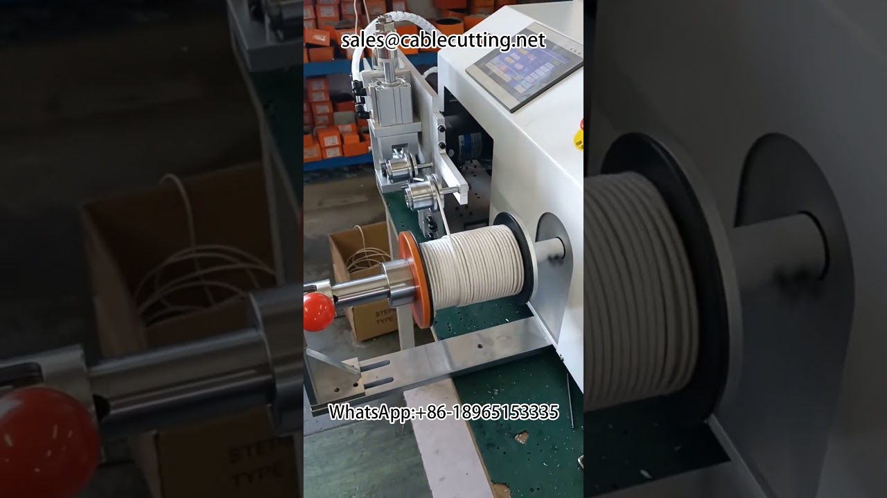 Máquina automática de conteo, clasificación, corte y bobinado de metros | Bobinadora y cortadora de cables