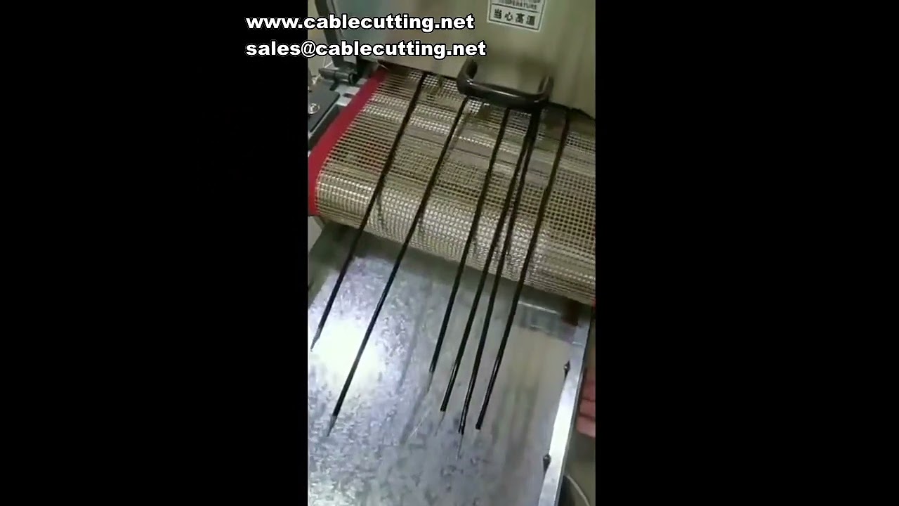 Máquina termorretráctil para mangas de cables y productos - Envasadora industrial con film retráctil