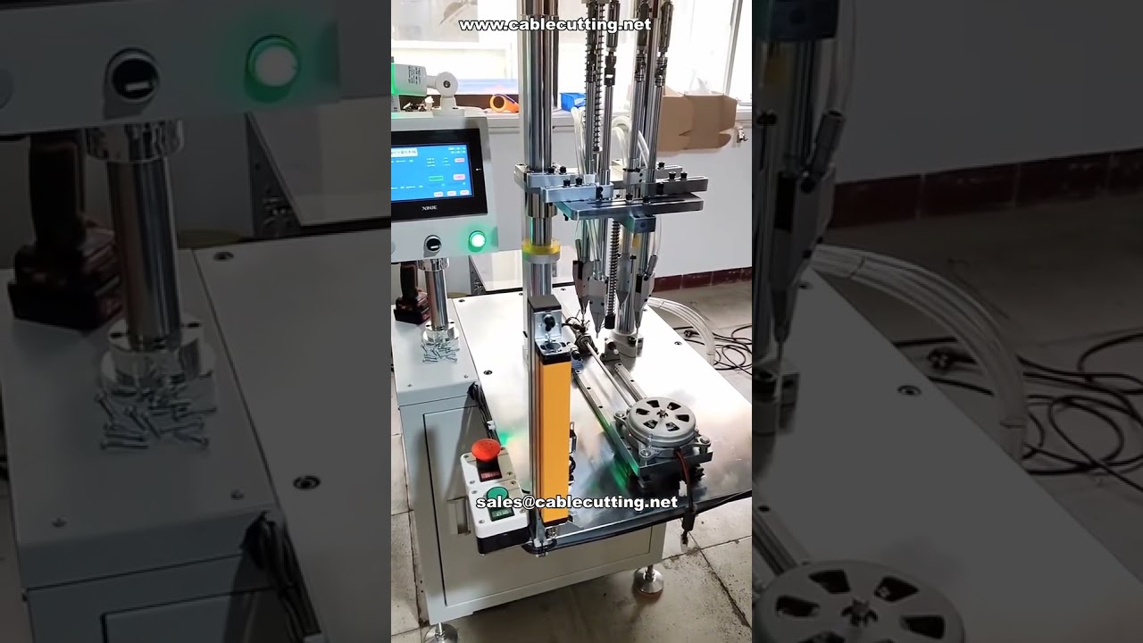 Máquina automática de atornillado de 4 ejes - Equipo de automatización industrial