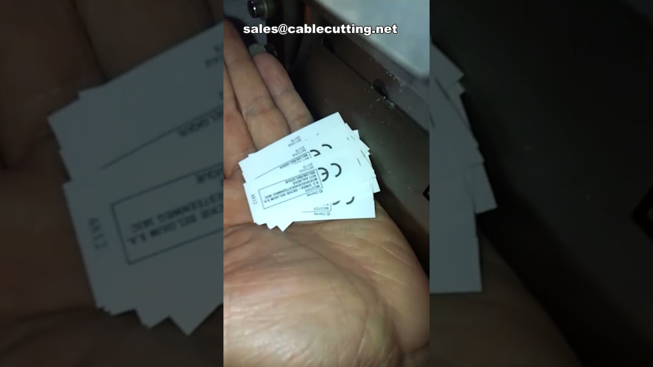 Máquina Cortadora de Cintas Tejidas, Hebillas de Nailon y Cintas de Regalo - Corte Automático de Precisión