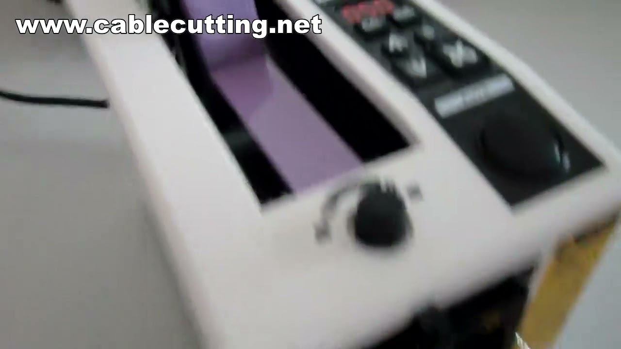 Máquina cortadora de cinta adhesiva, Dispensador electrónico de cinta con cuchillas de corte