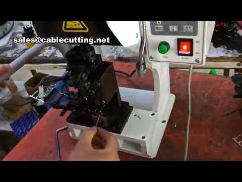 Máquina de Crimpado de Terminales para Cables Eléctricos | Equipo de Prensa de Conectores