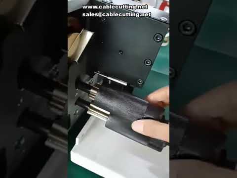 Máquina de corte, pelado y trenzado de cables: reemplaza el trabajo manual en cables de cobre
