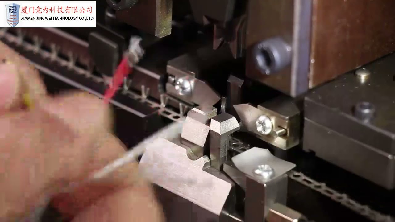 Máquina Peladora y Crimpadora de Cables Automática | Procesamiento Industrial Eficiente
