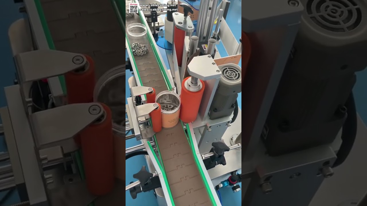 Máquina Etiquetadora Automática | Aplicador Seguro de Pegatinas para Identificación y Marca de Productos