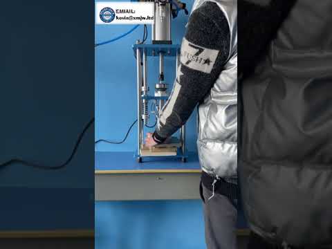 Extrusora neumática semiautomática para plásticos | Cable USB e interruptor de 40g | Moldeo vertical