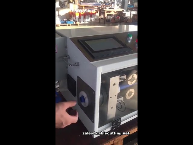 Máquina cortadora automática de tubos termocontráctiles y plásticos