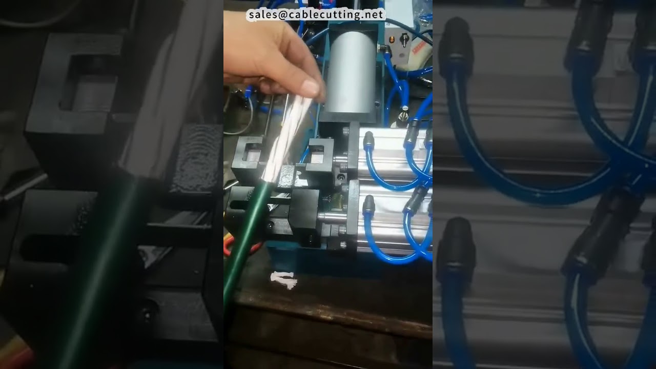 Máquina Pelacables de Alta Potencia Modelo 416: Demostración con Cable de 20 mm OD