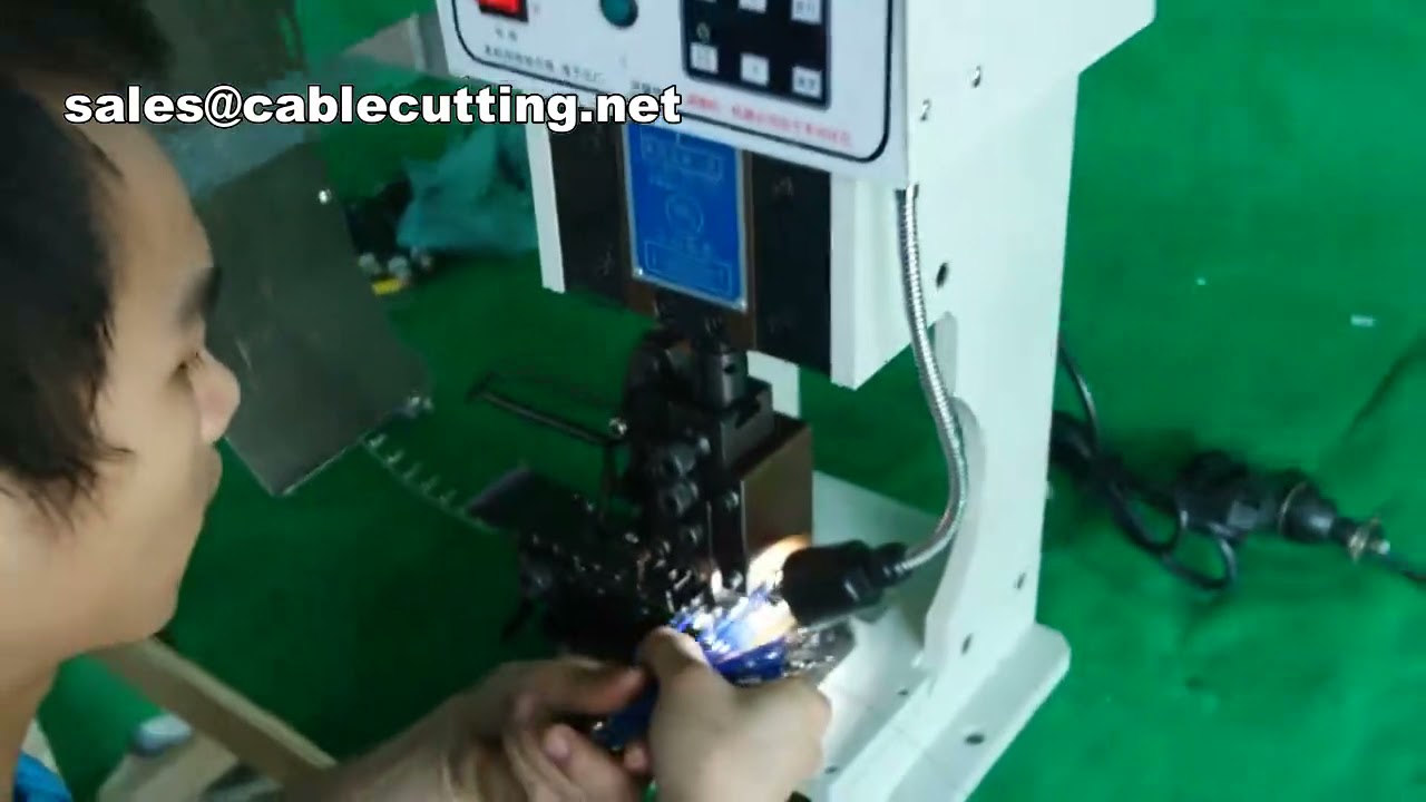 Máquina Eléctrica de Crimpado Silencioso para Terminales, Crimpadora de Terminales de Cable, Equipo de Crimpado Silencioso