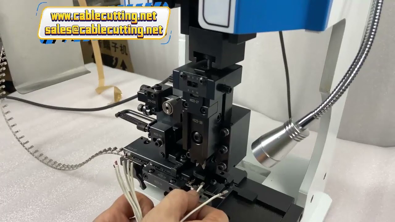 Aplicador de Terminales CNC de Alta Precisión: Tipo Mecal Estilo Europeo OTP Lateral Horizontal
