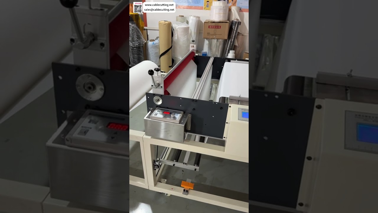 Cortadora de Rollo a Hoja Premium para Papel, Plástico y Tela No Tejida - Configuración de Fabricación - Shorts