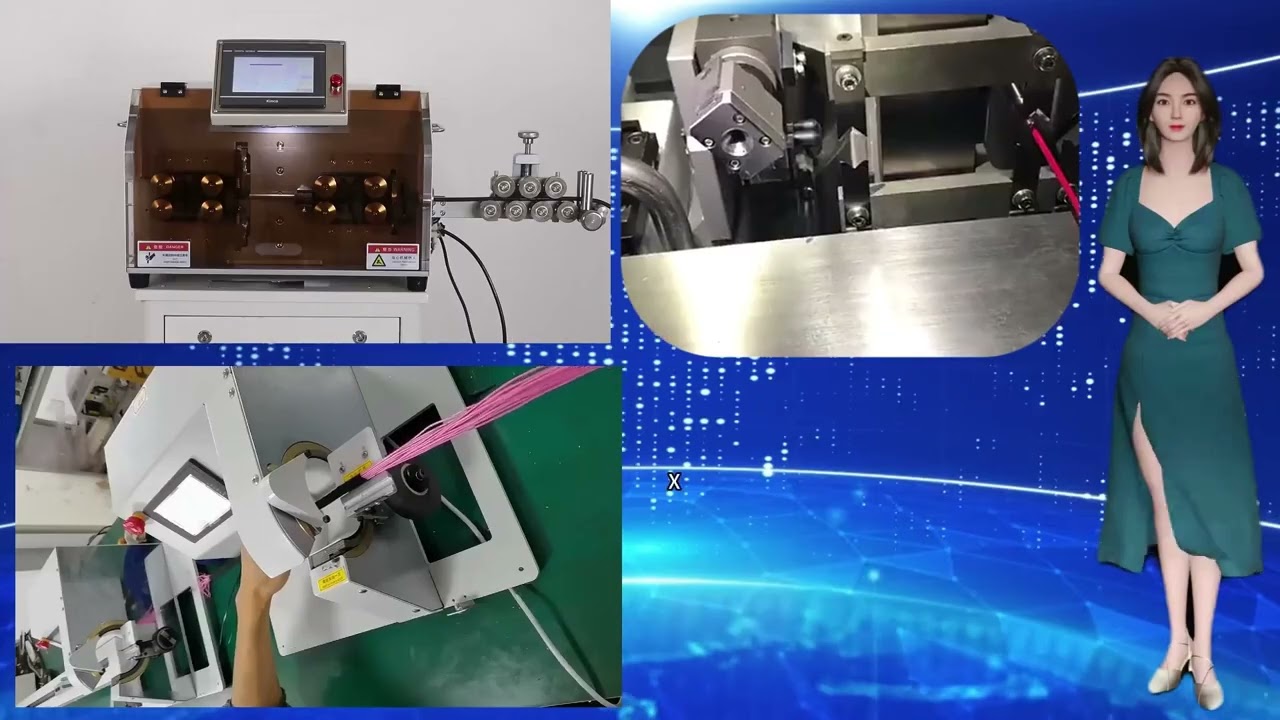 Semi automatic Ferrule Terminal Press Machine wire Strip And Press Tool For Pre insulation Tubular T