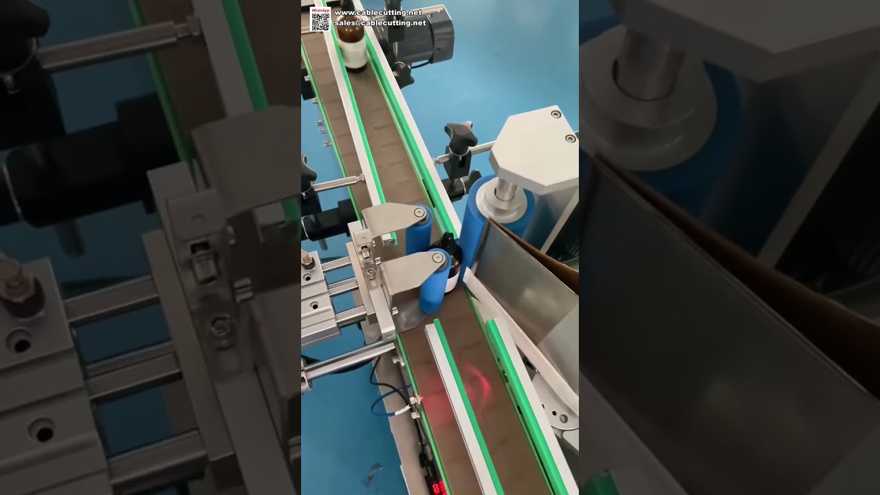 Sistema dispensador de etiquetas Clear View: Máquina etiquetadora automática para líneas de envasado eficientes