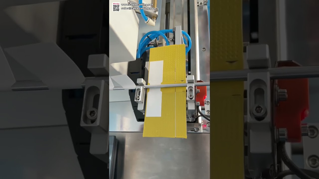 Máquina Etiquetadora Automática para Tubos de Acero: Aplicador de Etiquetas Plegables Industriales