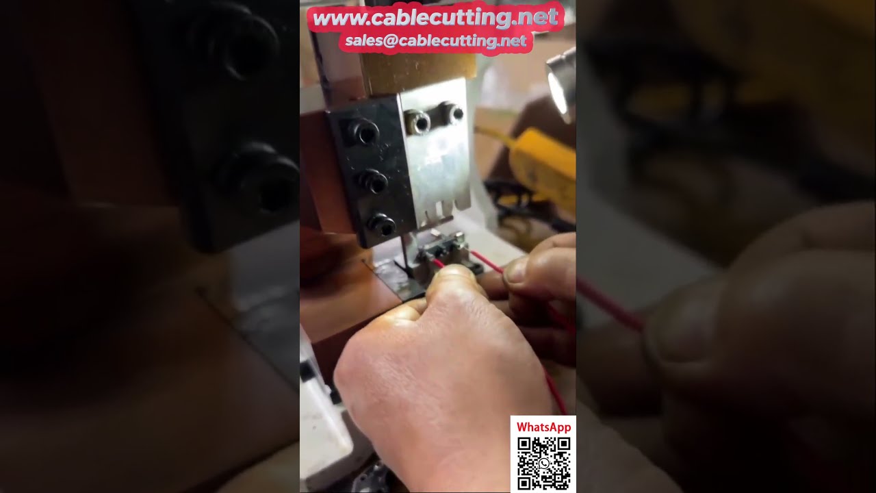 Máquina Automática Procesadora de Cables de Alimentación - Pelado, Corte y Crimpado Eficiente