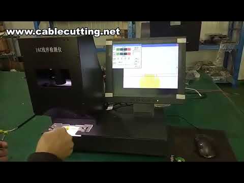 Detector Automático de Secuencia de Cables de Colores - Inspección de Cables Planos