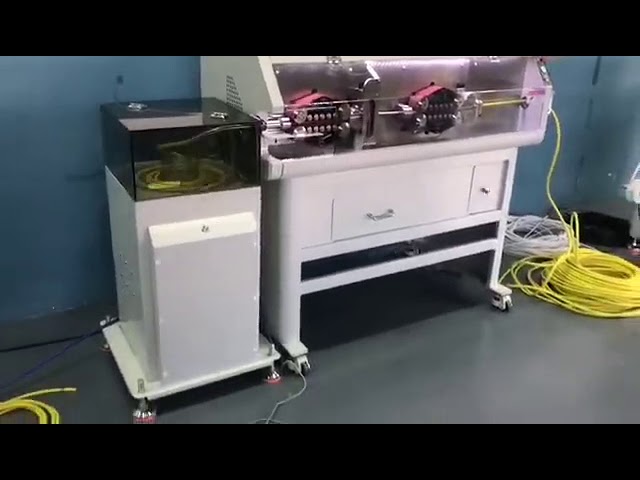 Máquina automática de corte y pelado de cables multinúcleo con bobinadora WPM 680 3