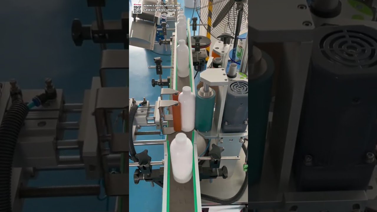 Máquina Etiquetadora Rotativa Automática para Botellas de Agua Mineral | Aplicadora de Etiquetas Industrial para Bebidas