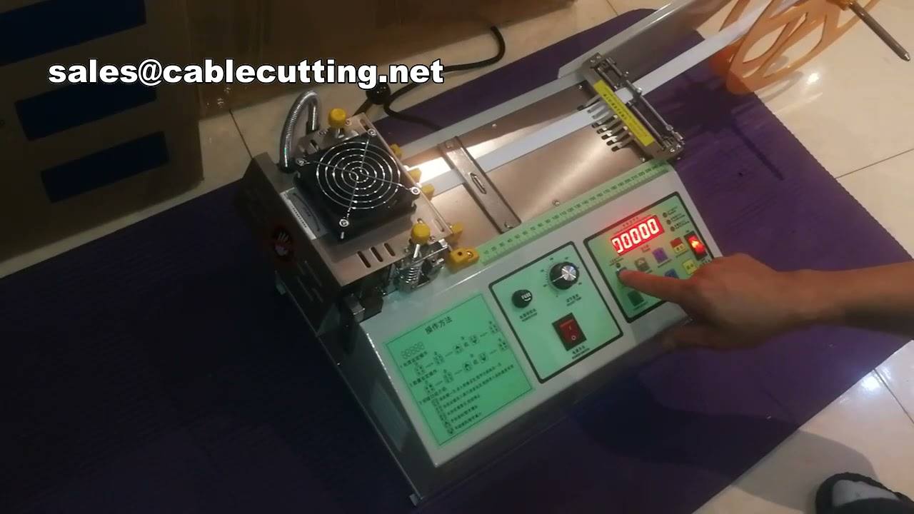 Guía de operación para máquina de corte de cintas elásticas y cintas para cremalleras | Procesamiento textil