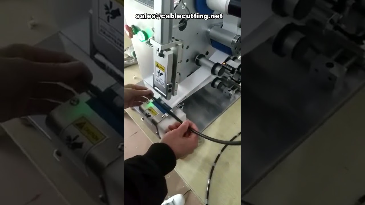 Máquina etiquetadora de cables circulares - Marcado industrial preciso y rápido