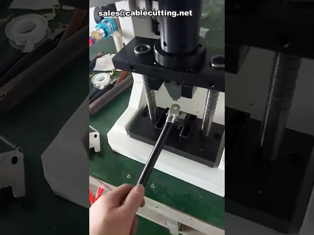 Máquina Neumática de Crimpado | Prensadora de Terminales Cooper para Producción Eficiente