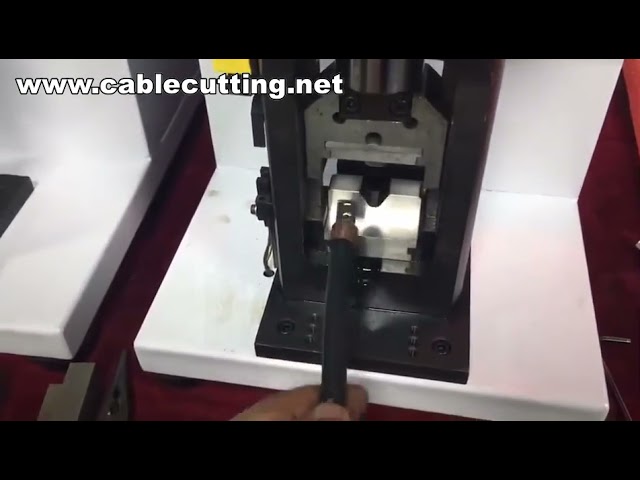 Máquina Terminal Hidráulica para Crimpado de Cables | Equipo Profesional