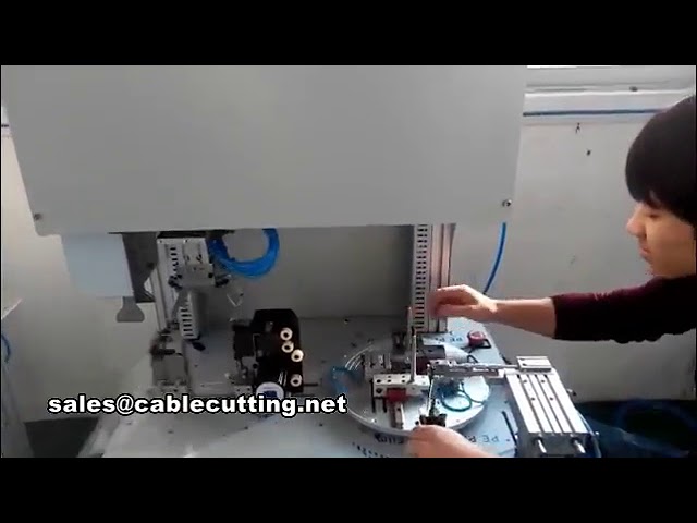 Máquina bobinadora y atadora automática para cables pequeños y líneas de ratón - Alta eficiencia industrial