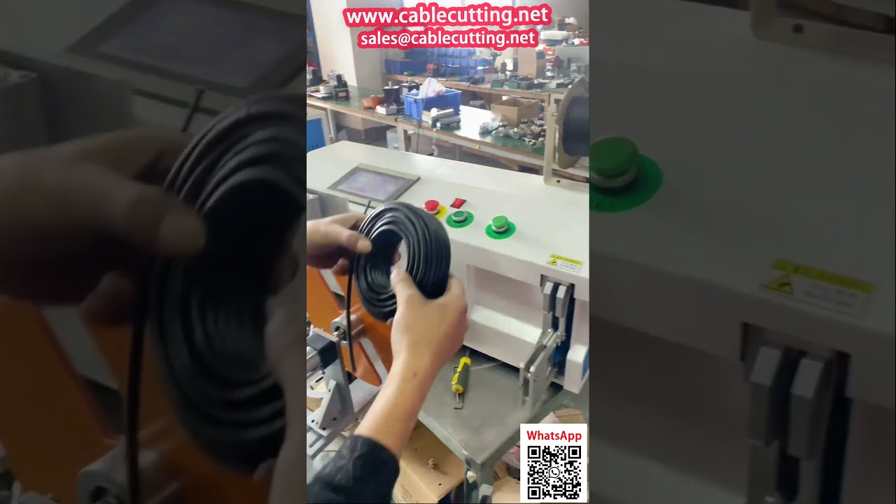 Máquina de Escritorio para Enrollar, Atar y Contar Cables - Automatiza tu Proceso