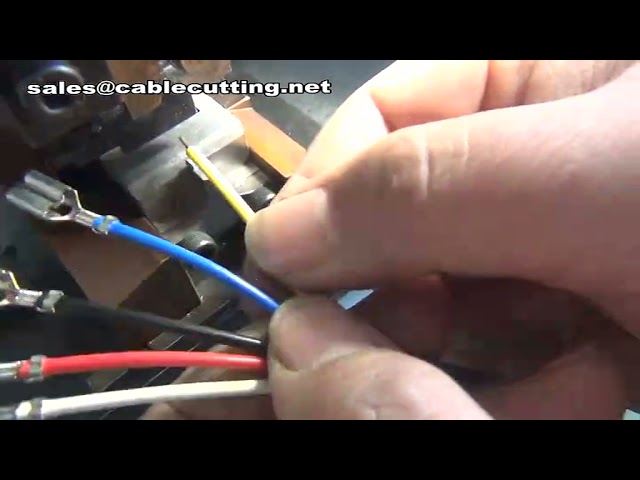 Máquina Automática de Pelado, Corte y Crimpado de Cables de Alta Calidad | Terminal Automática