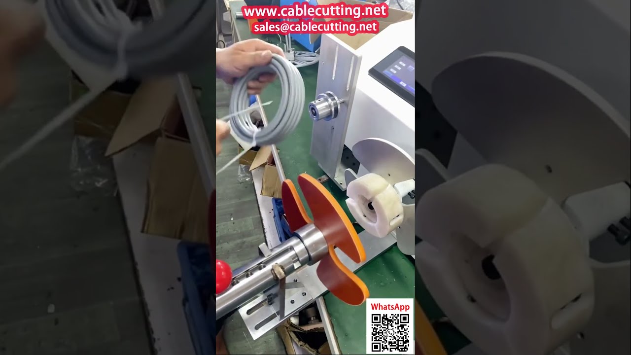 Máquina Bobinadora Automática con Alineación de Precisión – Retención de Extremos de Cable