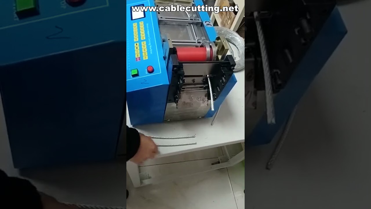 Máquina Cortadora de Papel, Tubos Termorretráctiles y Alambres | Corte Industrial Preciso