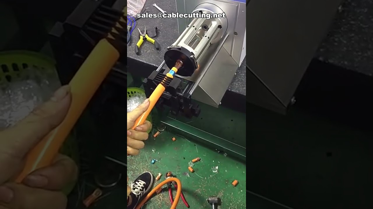 Máquina Peladora Rotativa Automática para Cables Coaxiales y de Alta Temperatura | Procesamiento Industrial