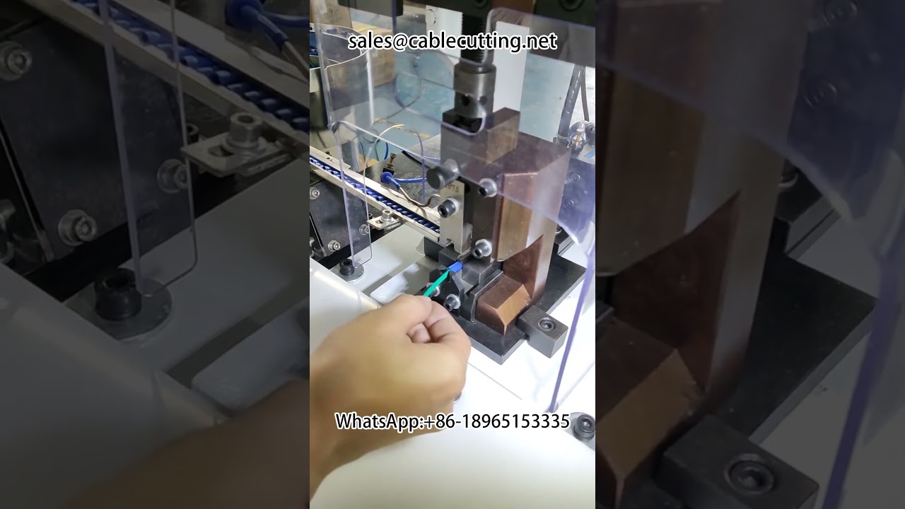 Máquina semiautomática de crimpado para terminales a granel | Crimpadora de arneses y automatización