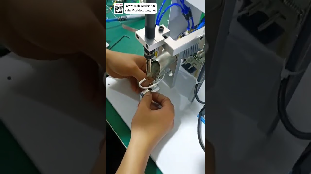 Máquina Semiautomática Universal para Soldar Cables – Base Intercambiable para Múltiples Productos