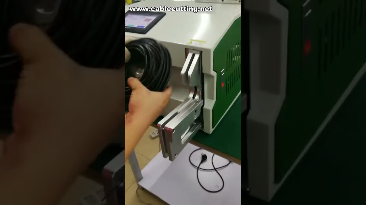 Máquina de Enrollado y Atado de Cables de Alimentación - Enrolladora y Atadora Automática