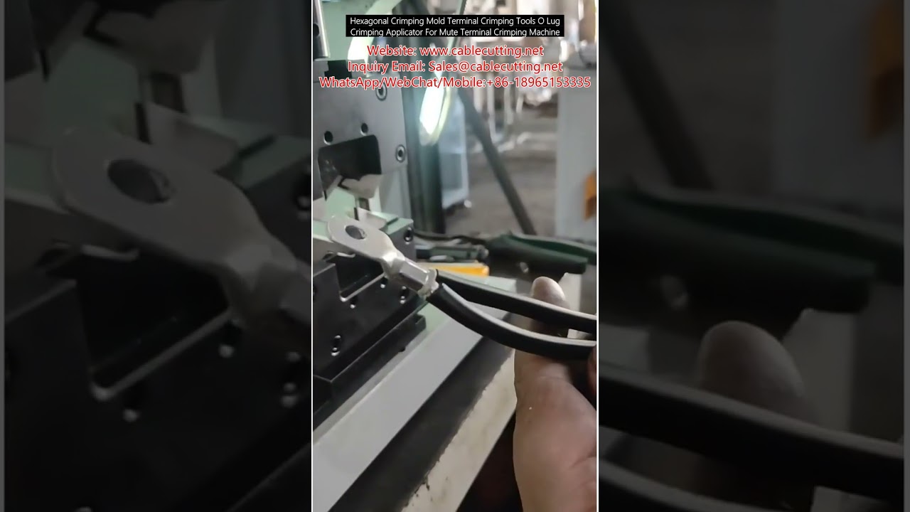 Herramienta de Crimpado Hexagonal Premium: Aplicador de Terminales O-Lug para Crimpado Silencioso y Preciso