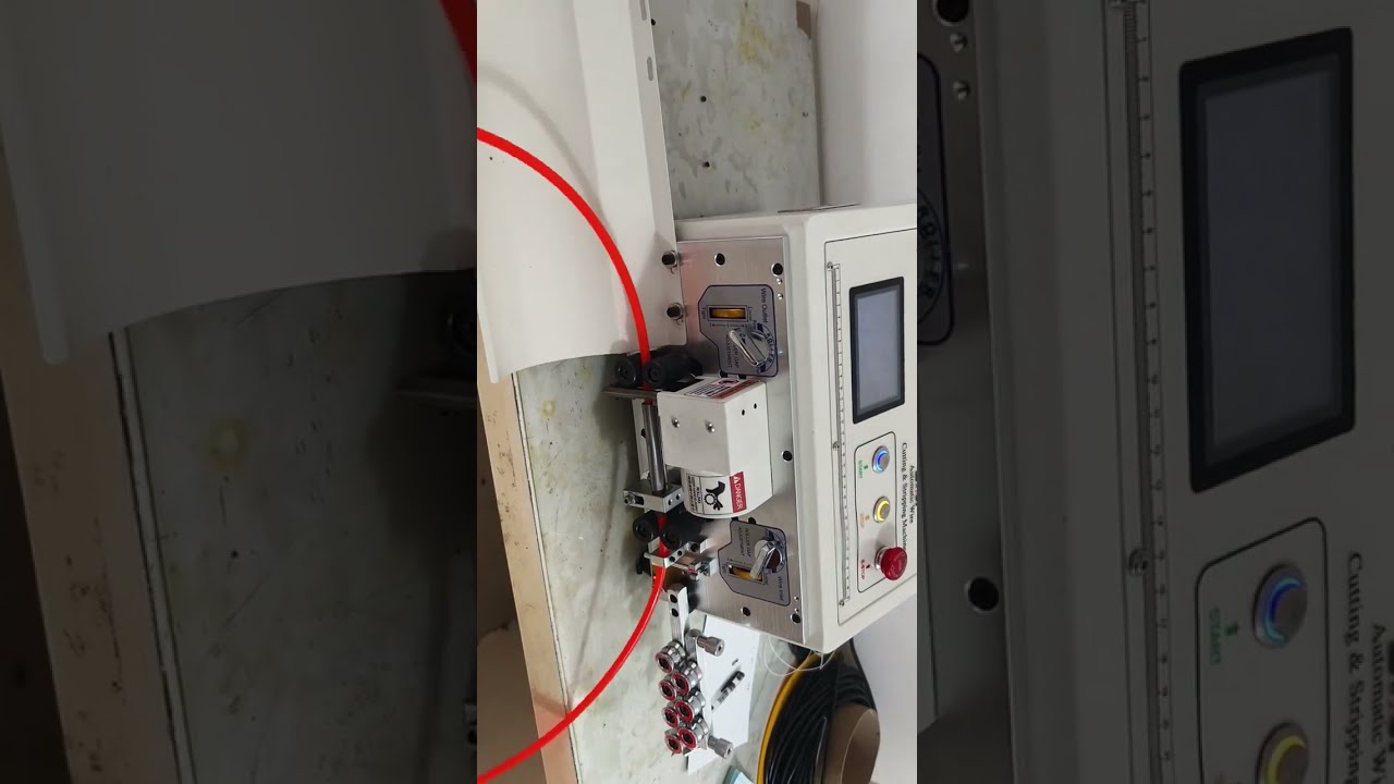 Máquina Peladora de Cables Automática Multifuncional - También Corta Tubos de Aire #peladoradecablesautomática